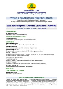 CONVEGNO ANAGNI SU CDF DEL 10.04.2015